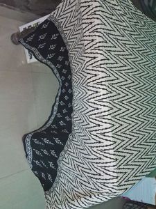 Black &amp; White Print Dress