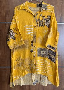 Mustard Color Tunic Kurti
