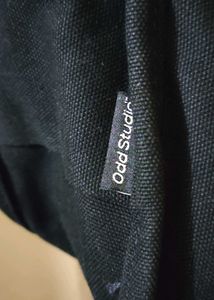 Odd Studio Black Canvas Tote Bag