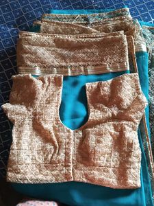 Saree &amp; Stiched Blouse