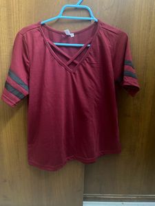 Maroon Top