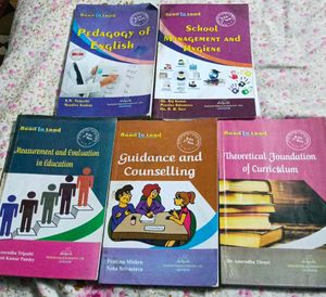 B.Ed. Books Set Of 5