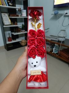 Teddy And Rose Gift Item