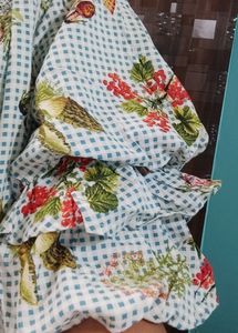 Off Shoulder Top With 3 Layered Balloon Sleeve