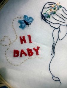 Baby Shower Hoop Frame