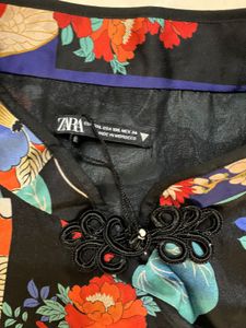 ZARA Floral Print Mini Dress