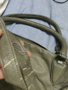 Liebeskind Berlin Grey Leather Satchel