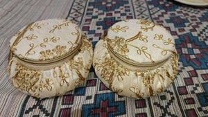 Embroidered Jewelry Cases (Set of 2)