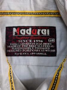 Madurai Men&#39;s Casual Shirt grayish blue