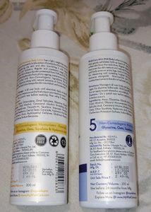 WishCare Body Lotion Duo Combo Used 40% Left Both
