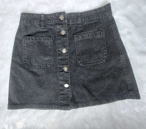 Denim Mini Skirt