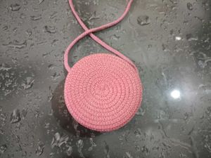 pink colour bag