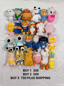 Assorted Plush Toy Bundle