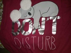 Cute Koala Sleep Long Tshirt ( Half Nighty)
