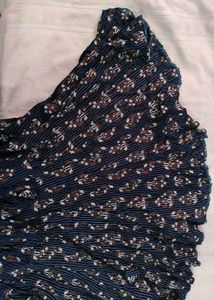 Patterned Boho Midi Skirt