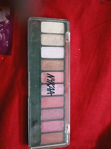 Combo Of Nykaa 10 In 1 Eyeshadow Palette And Nailp