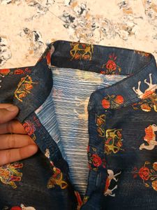 Printed Kurta And Pajama Set