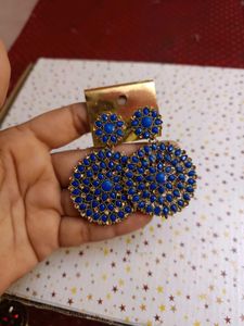 Pair Of Blue Earrings