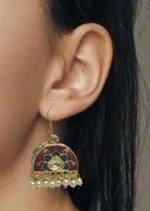 Meenakari earrings