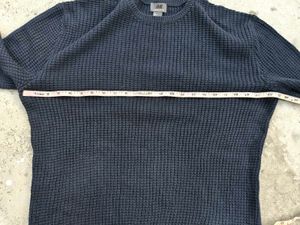 H&amp;M Navy Waffle Knit Sweater