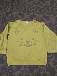 Cute Kids&#39; Yellow Sweater