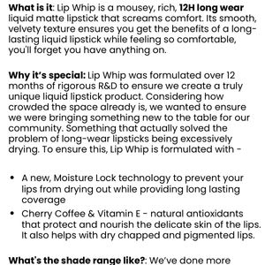 FAE BEAUTY Lip Whip Lipstick