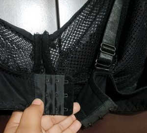 Black ⚫ Net Floral Bra For 42 Bust