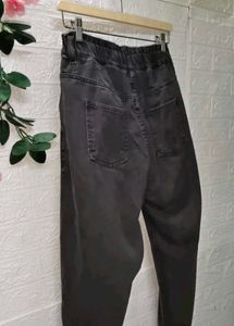 Zudio Gray High-Waisted Jeans