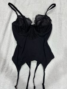 Black Lace Corset
