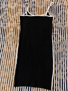 Savana (S) Black Bodycon Mini Dress