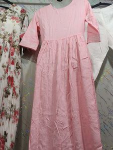 Pink Embroidered Kurta Set