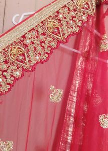 Red Bridal Dupatta