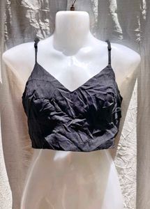 14J. SEXY BLACK CROP TOP