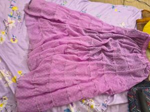 Purple Tiered Skirt