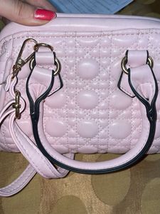 New Light Pink Sling Bag Cum Handbag