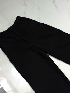 Classic Black high waist Straight Leg Pants