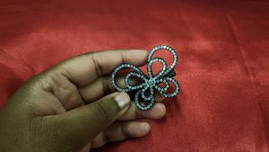 Butterfly Rhinestone Hair Clip, Brand New