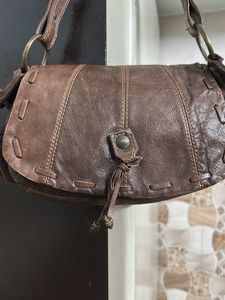 Brown Leather Handbag