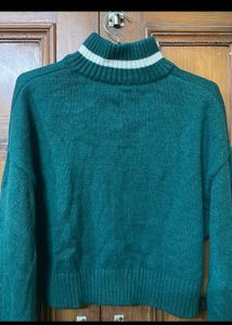 PRICE DROP H&amp;M Green Double Zipper