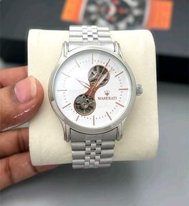 Maserati Silver Watch