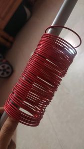 4 dozen red metal bangle (2.4)