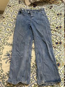 Urbanic Blue Jeans with Button Detail