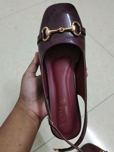 Burgundy Ballerinas
