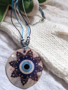 New Evil Eye Statement Necklace
