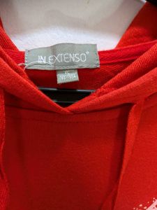 Red &#39;Love&#39; Hoodie