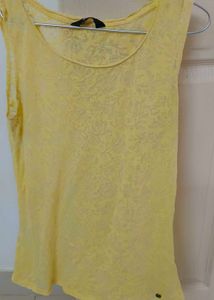 Yellow Sleeveless Top