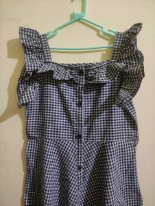 Gingham Ruffle Dress