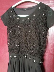 Rich Black Maxi Gown