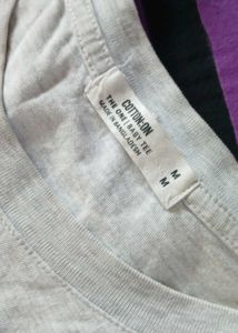 Gray Casual Crop Top