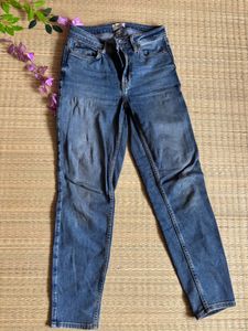 Dark Wash high Rise Denim Jeans